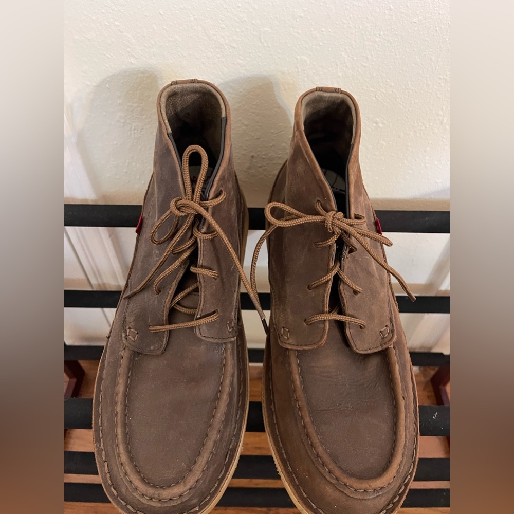 Oliberte 43 mens boots-Lace Chukka Casual Boots
